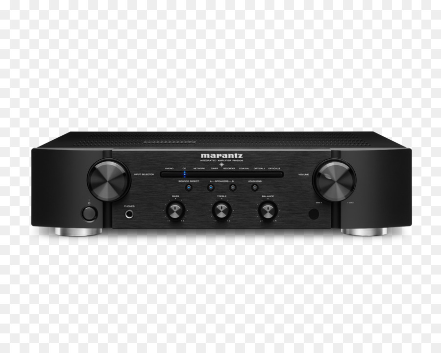 Amplificador De Potencia De Audio，Marantz Pm 6006 Amplificador Negro PNG