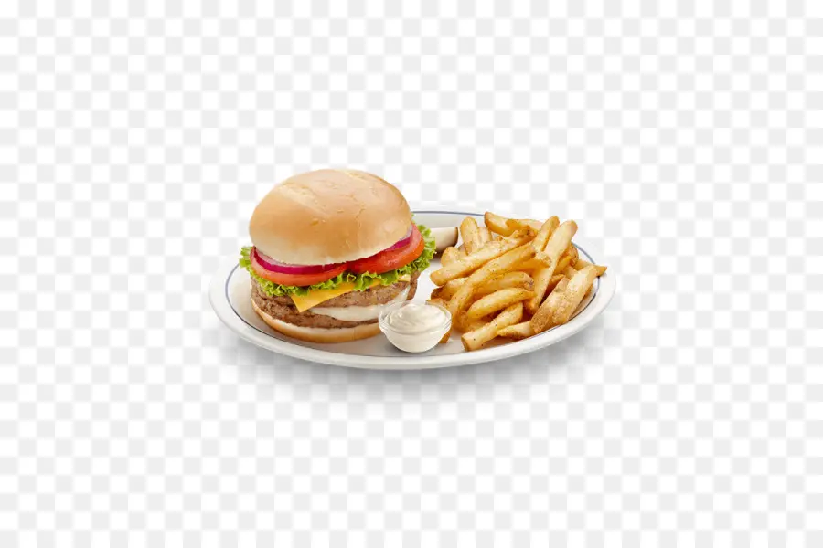 Papas A La Francesa，Hamburguesa Con Queso PNG