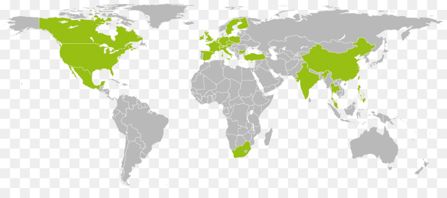 Mapa Mundial，Países PNG