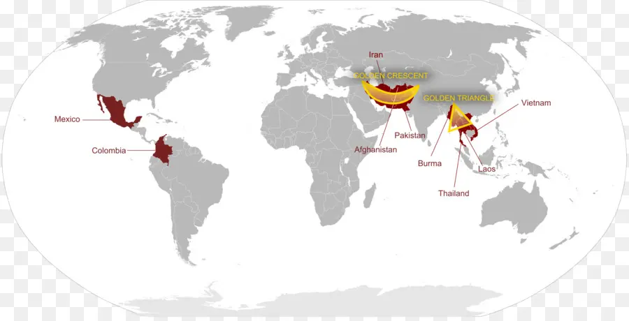 Mapa Mundial，Países PNG