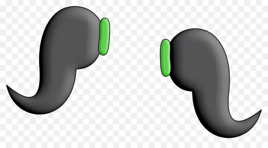 Bigotes Negros，Accesorio PNG