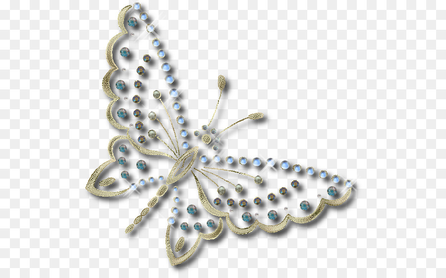 Mariposa Decorativa，Joyas PNG