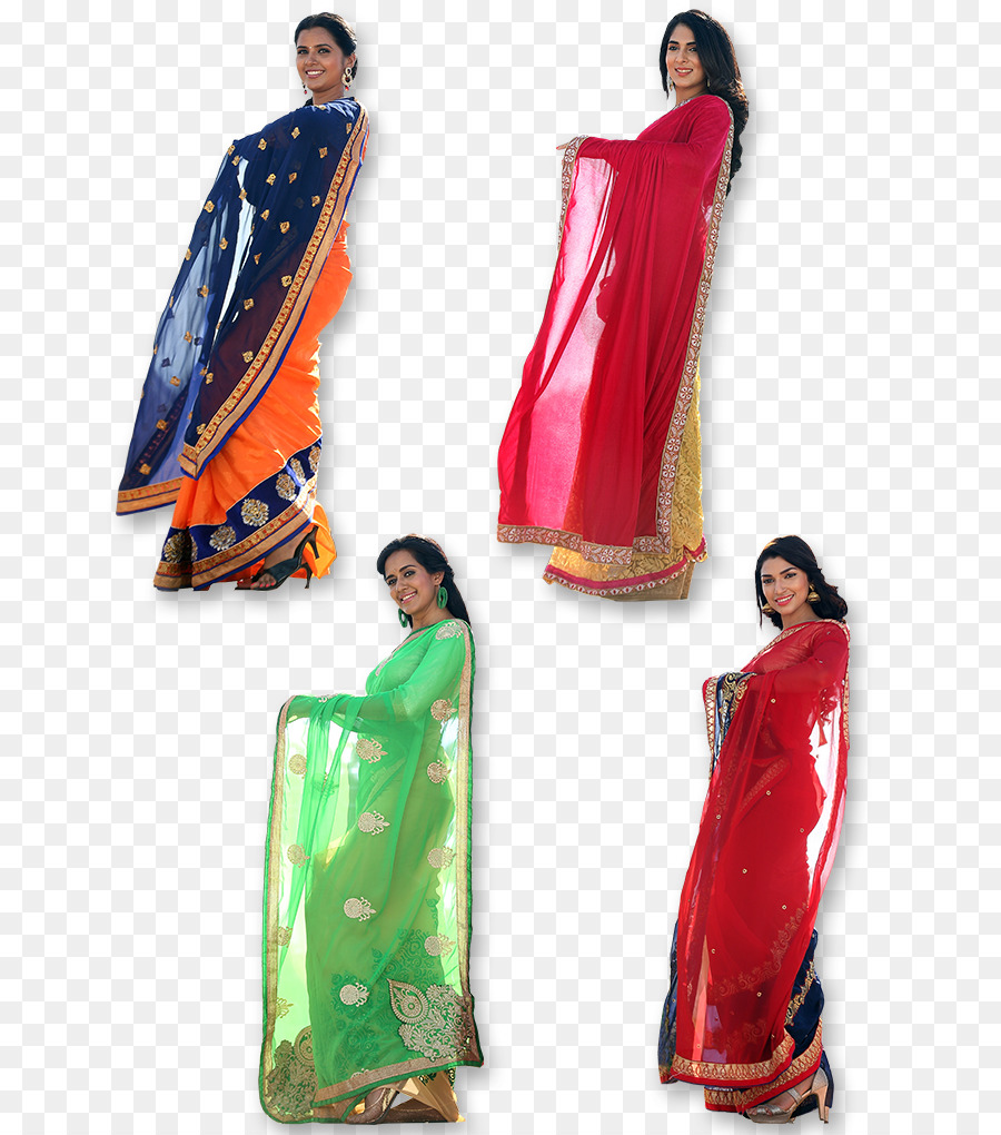 Mujeres En Saris，Sari PNG