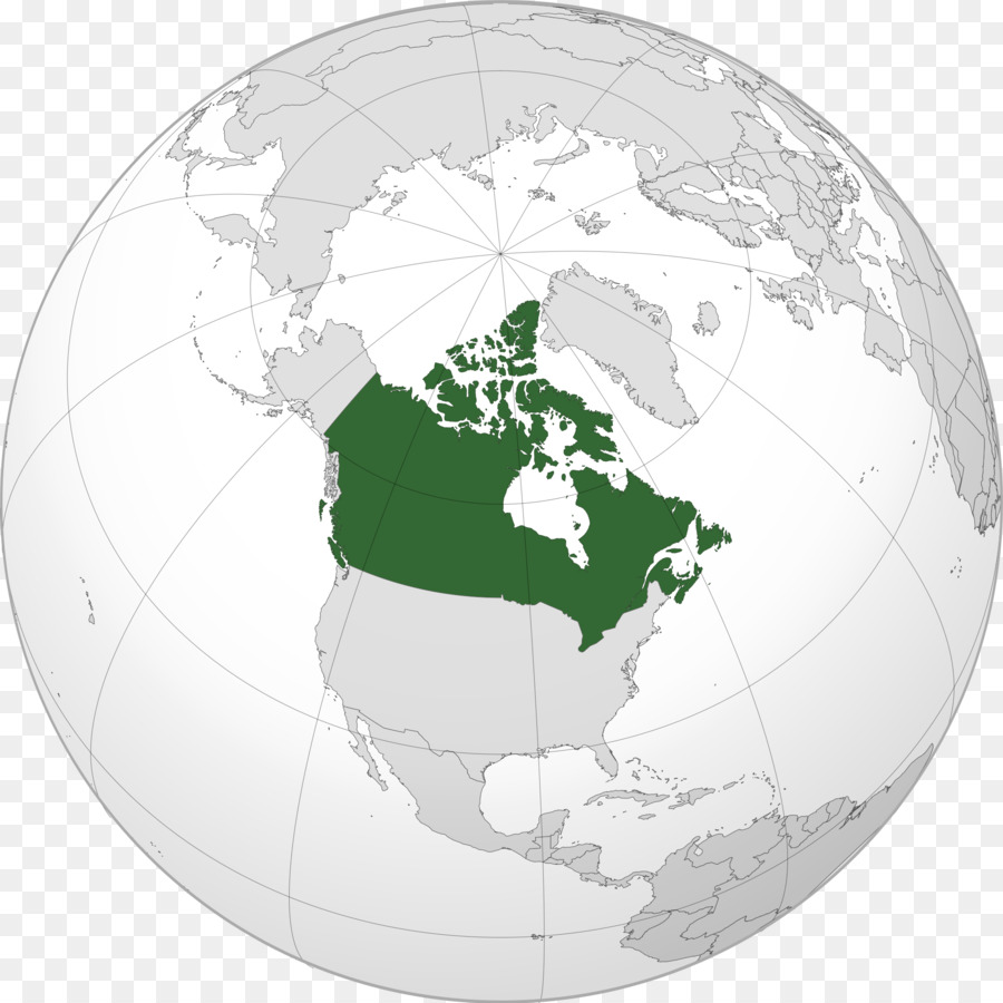 Canadá，Mapa PNG