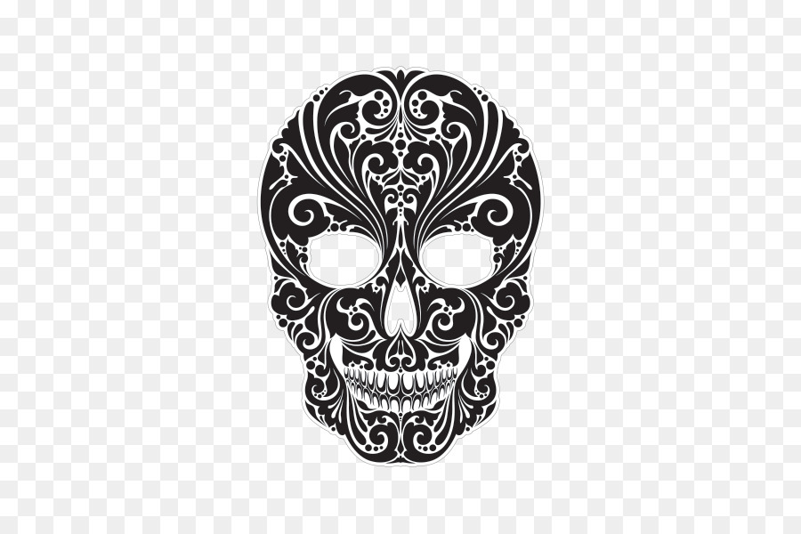 Calavera Decorativa，Cráneo PNG