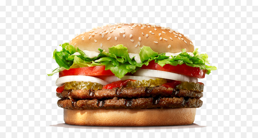 Whopper，Hamburguesa Con Queso PNG