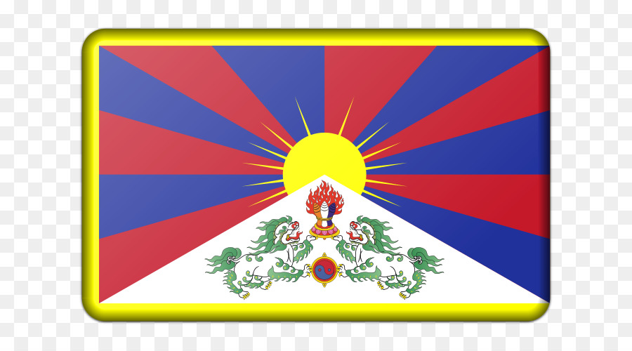 El Tíbet，Bandera Del Tibet PNG