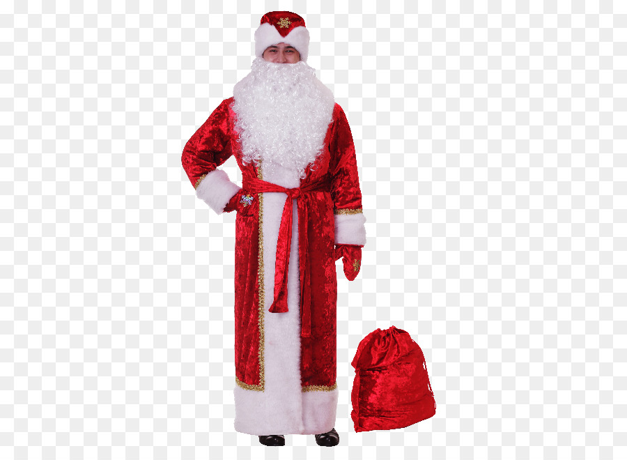 Papá Noel，Traje Rojo PNG