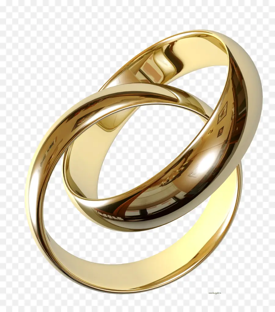 Anillos De Boda，Oro PNG