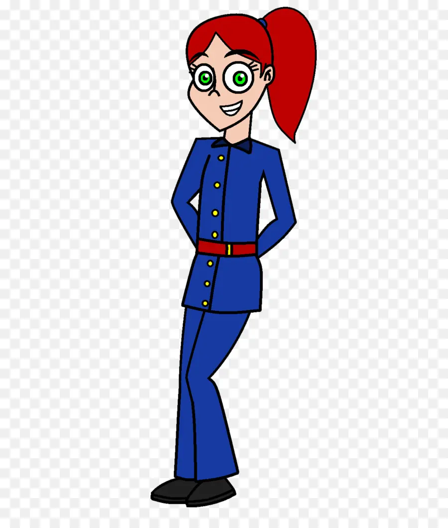 Niña De Dibujos Animados，Uniforme PNG