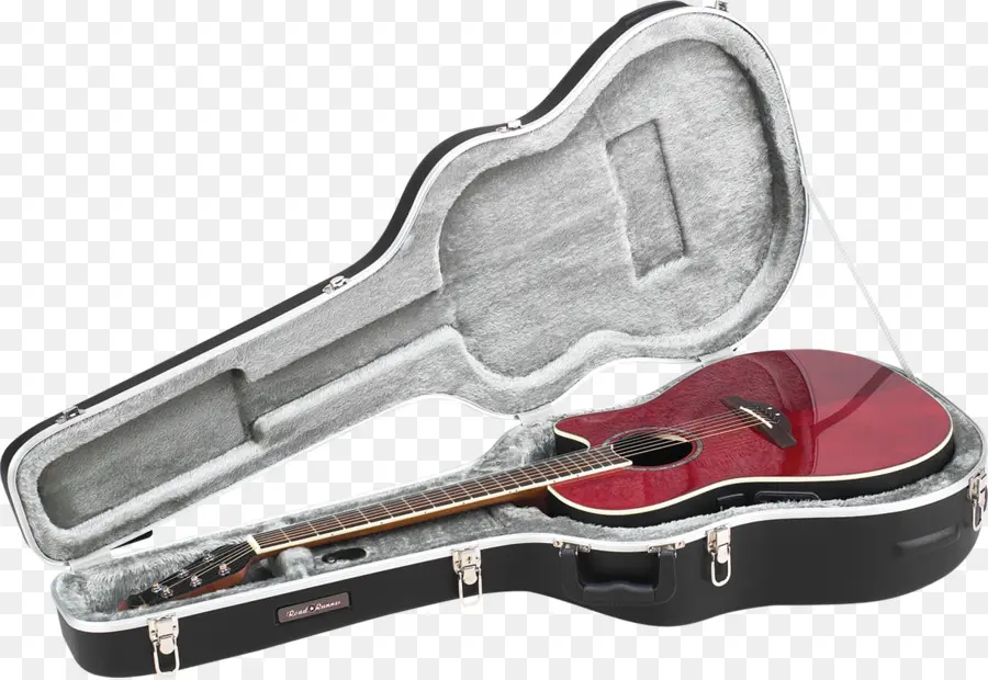 Guitarra Roja En Caso，Música PNG