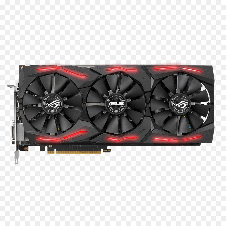 Las Tarjetas Gráficas De Los Adaptadores De Vídeo，Asus Rogstrixrxvega56o8ggaming Radeon Rx Vega 56 8gb Pcsoftware PNG