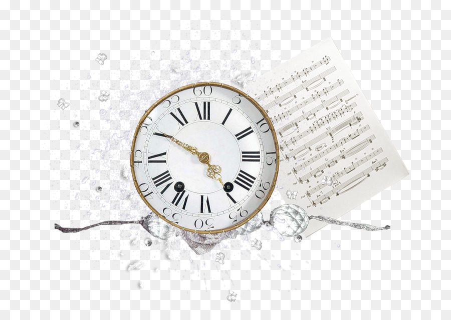 Reloj，Notas Musicales PNG