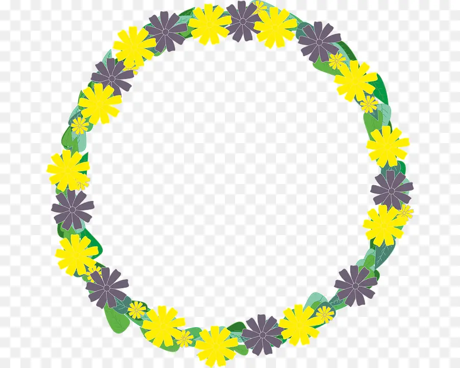 Corona De Flores，Círculo PNG