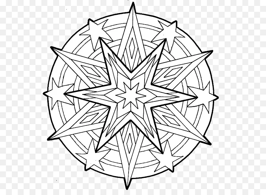 Estrella，Mandala PNG