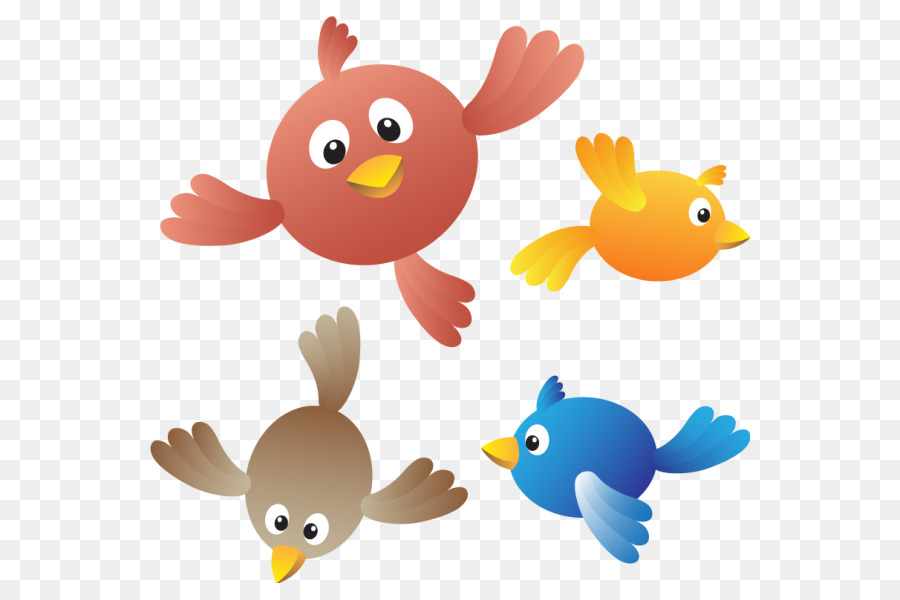 Pájaros Coloridos，Vuelo PNG