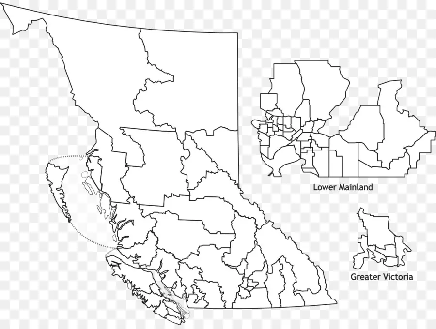 Mapa，Columbia Británica PNG