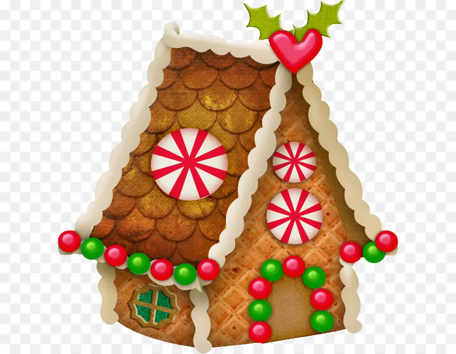 Casa De Pan De Jengibre，Navidad PNG