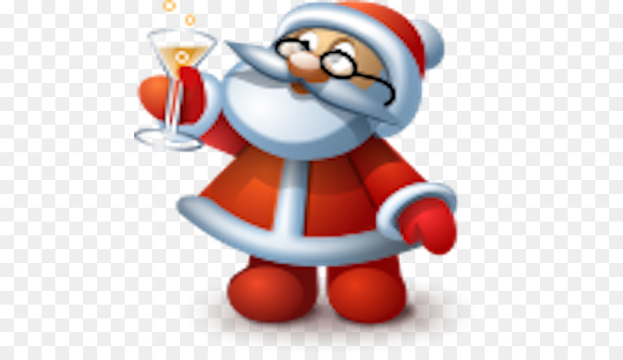 Papá Noel Con Champán，Papá Noel PNG