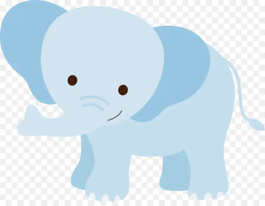 Elefante Azul，Sombrero De Fiesta PNG