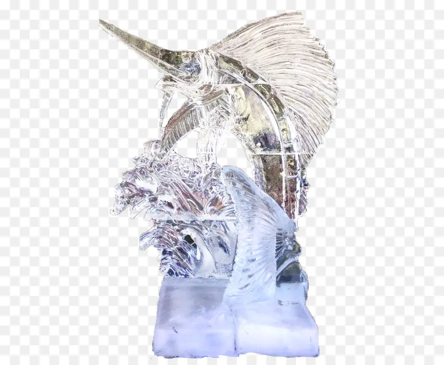 Escultura De Hielo，Pez PNG