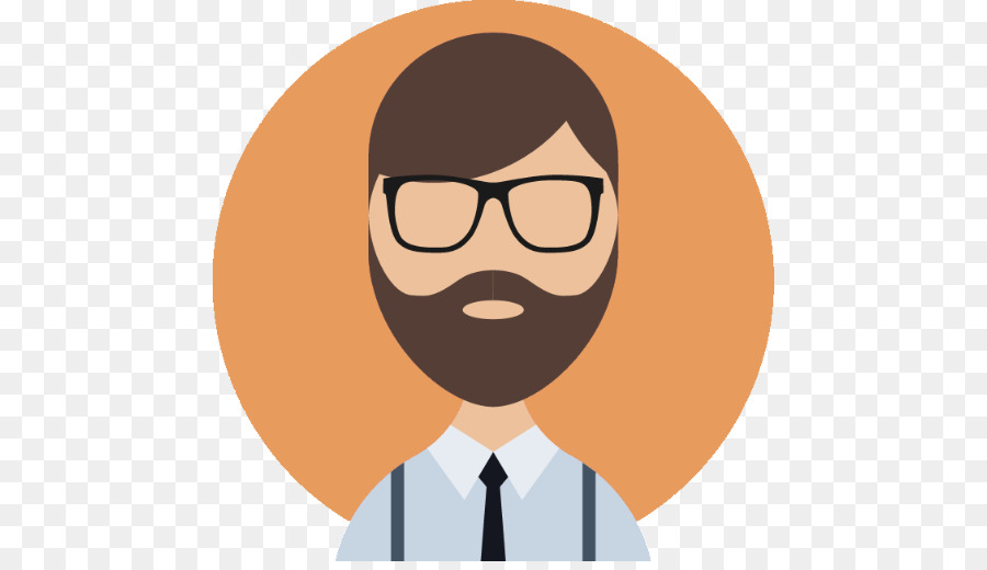 Hombre Con Gafas，Dibujos Animados PNG