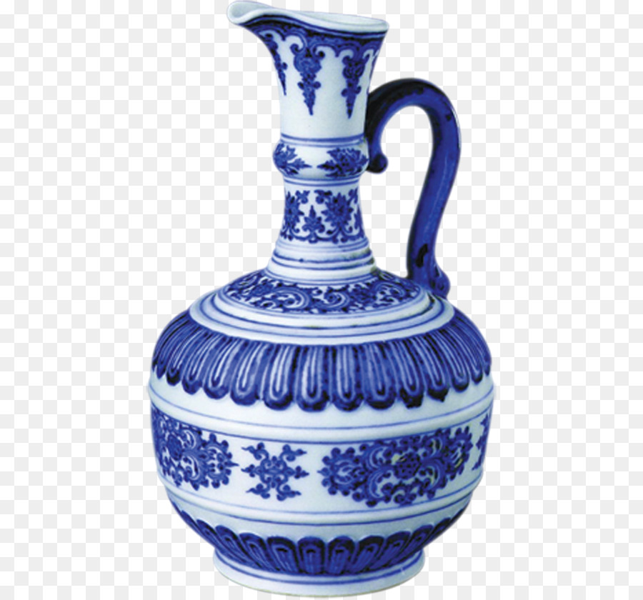 Jingdezhen，Azul Y Blanco De Cerámica PNG