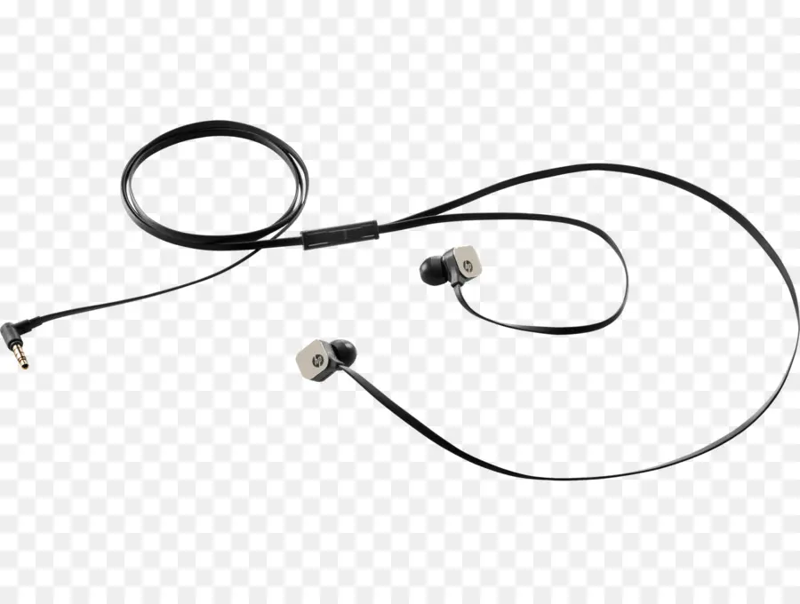 Auriculares Negros，Cable PNG