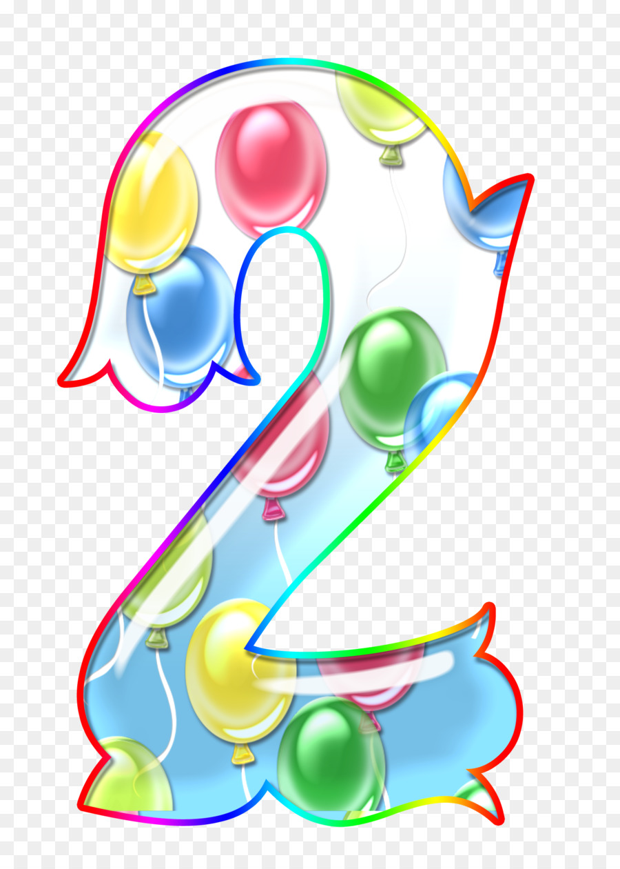 Numero 2，Globos PNG