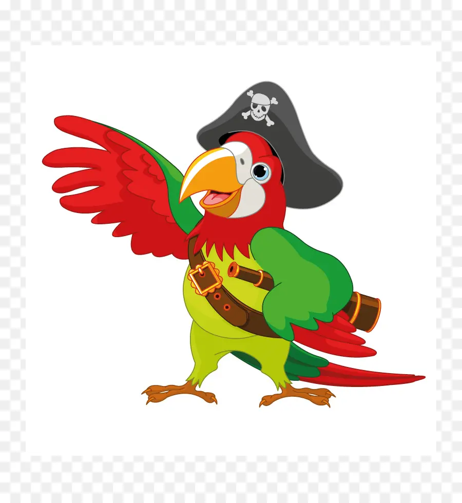 Parrot，Pirata Parrot PNG