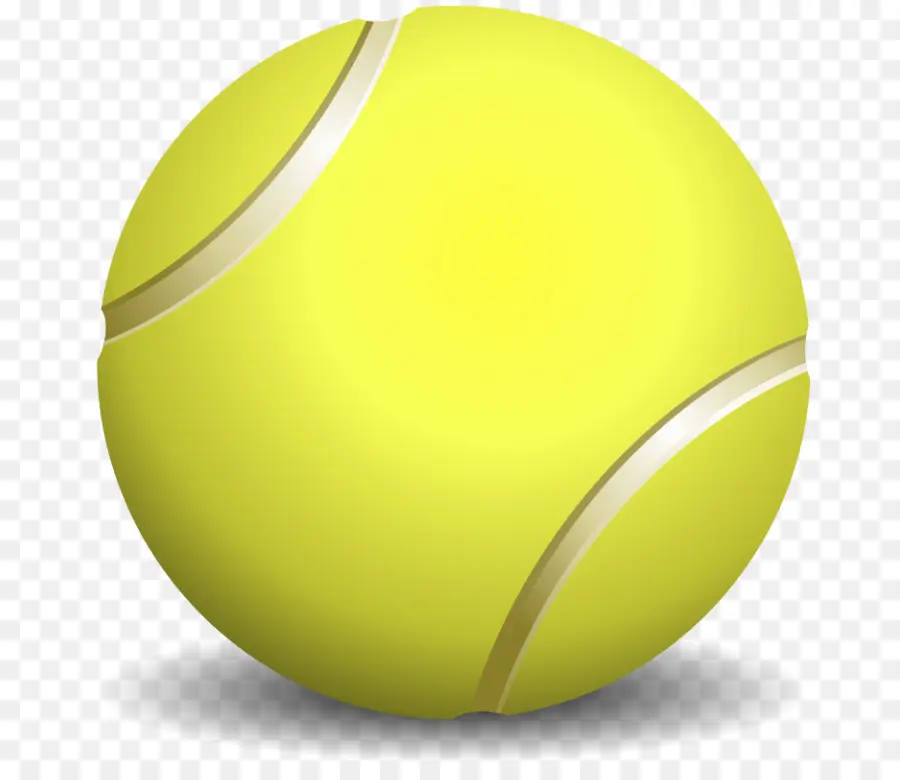 Pelota De Tenis，Amarillo PNG