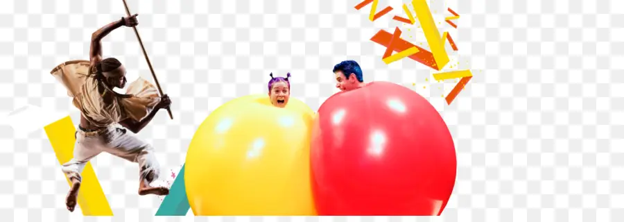 Gente En Globos，Divertido PNG