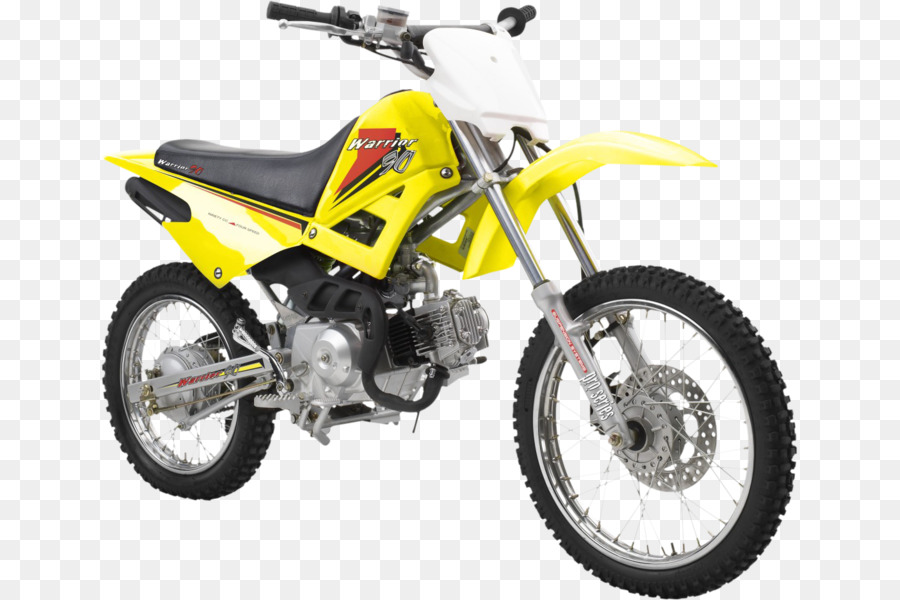 Moto De Cross Amarilla，Bicicleta PNG