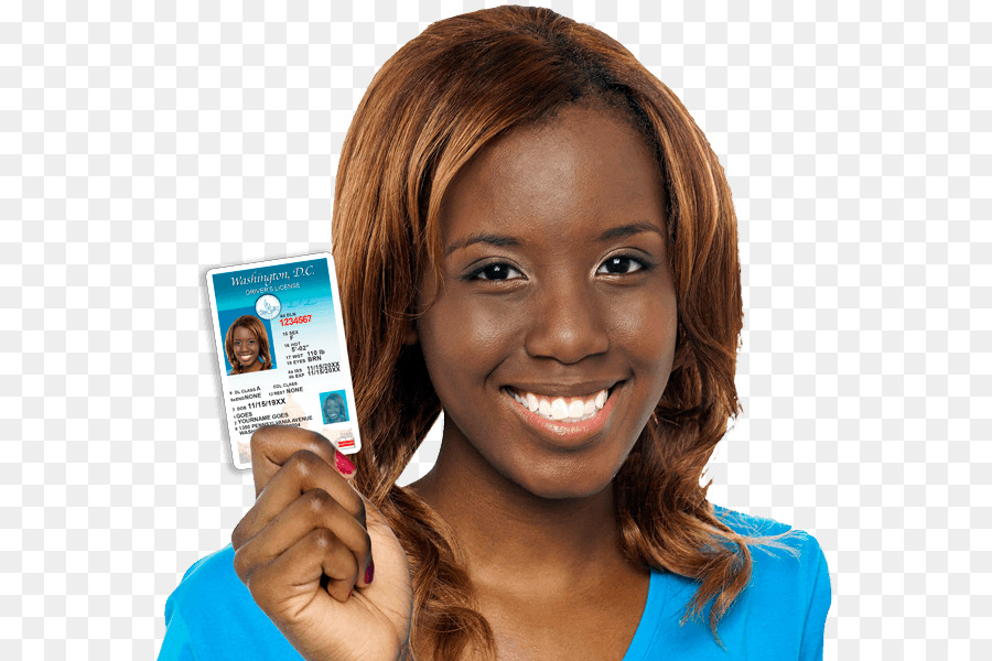 Mujer Con Identificación，Identificación PNG