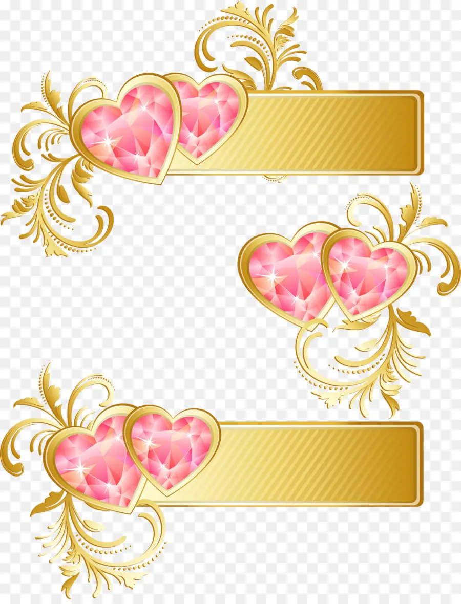 Decoraciones De Corazones，Amar PNG