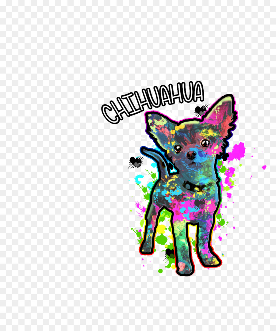 Chihuahua Colorido，Perro PNG