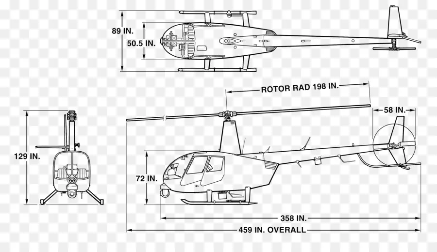 Robinson R44，Rotor De Helicóptero PNG