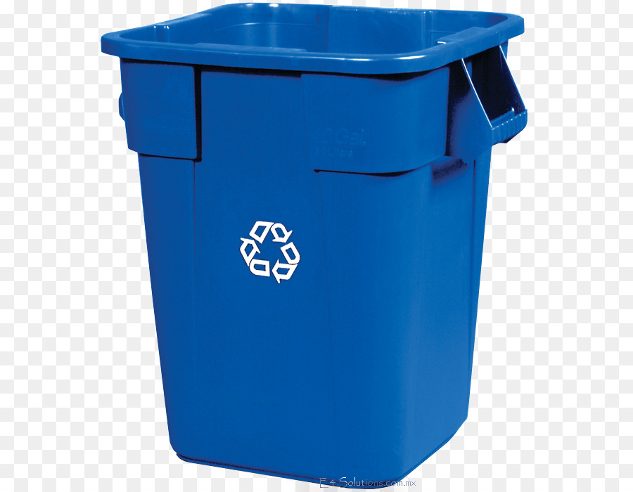 Papelera De Reciclaje，Azul PNG