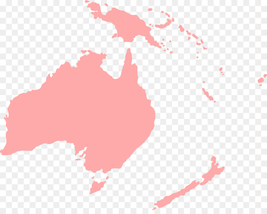 Mapa De Oceanía，Australia PNG