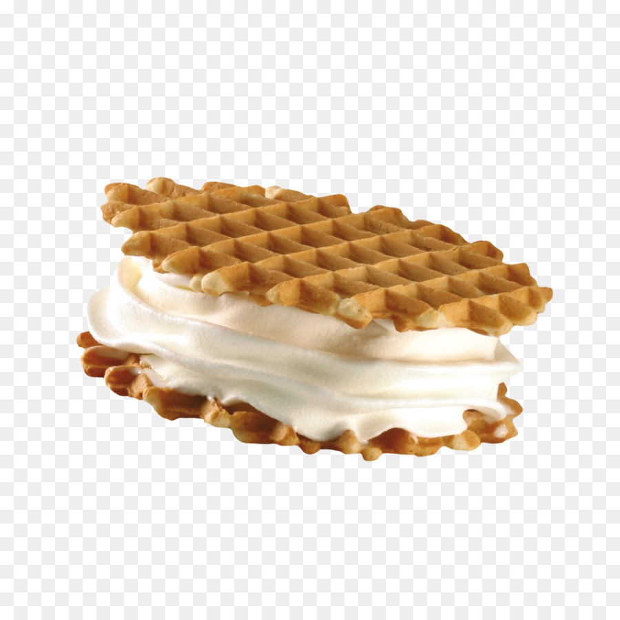 Sándwich De Helado，Gofre PNG