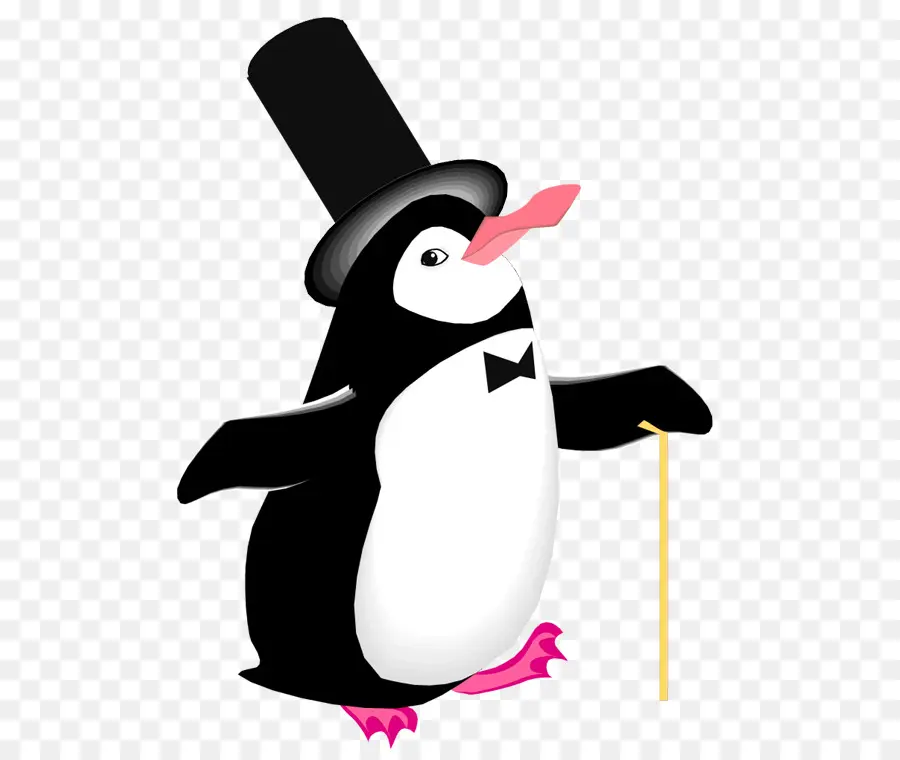 Pingüino，Sombrero PNG