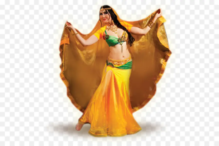 Bailarín，Vestido Amarillo PNG