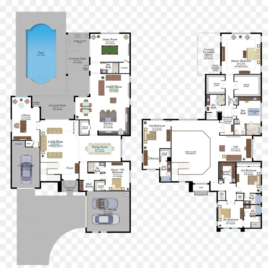 Casa Plan De，Plan De Piso PNG