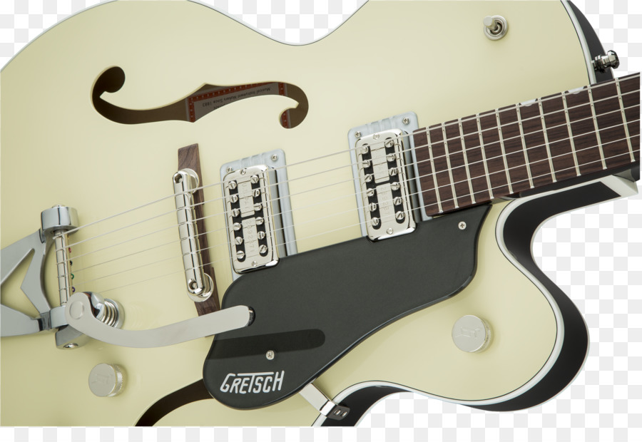 Guitarra Eléctrica，Gretsch White Falcon PNG