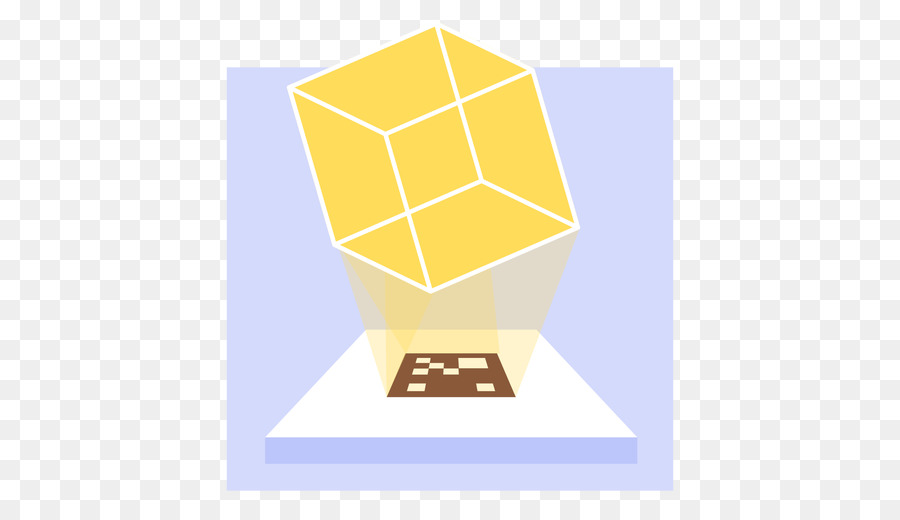 Cubo 3d，Proyección PNG