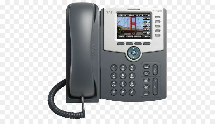 Teléfono Voip，Cisco Spa 525g2 PNG