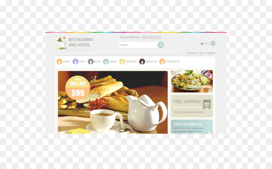 Cafe，El Diseño Web Responsivo PNG