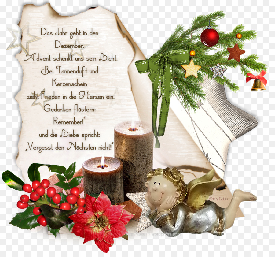 Adorno De Navidad，Diseño Floral PNG