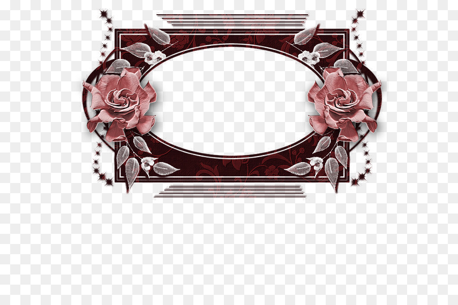 Marco Decorativo，Rosas PNG