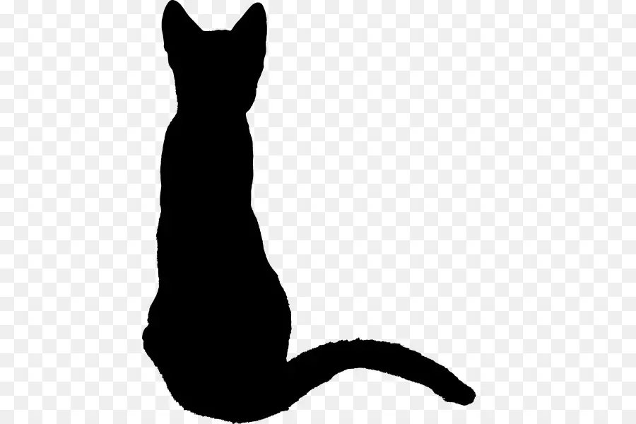 Silueta De Gato，Mascota PNG